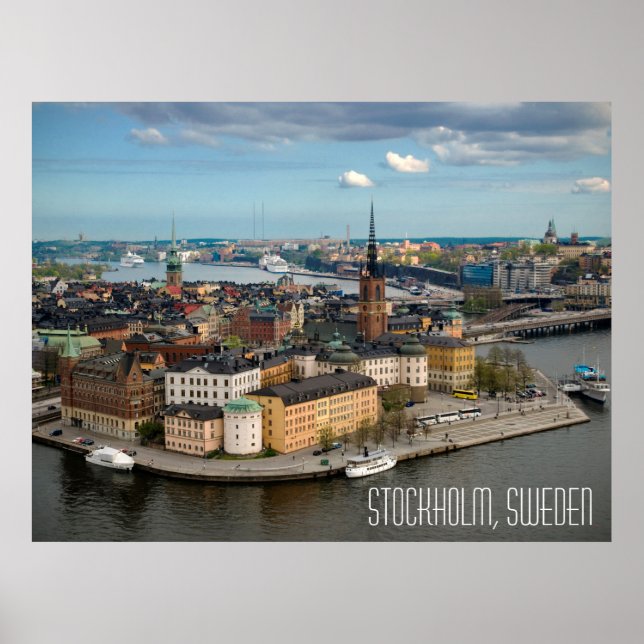 Stockholm, Sweden Postcard Poster (Front)
