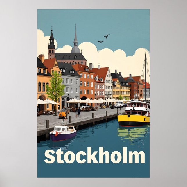 Stockholm Sweden Poster (Front)