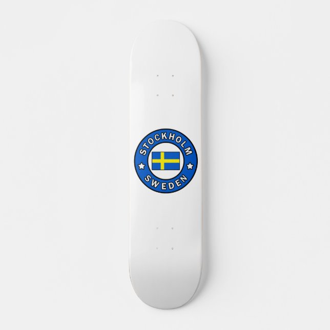 Stockholm Sweden Skateboard (Front)