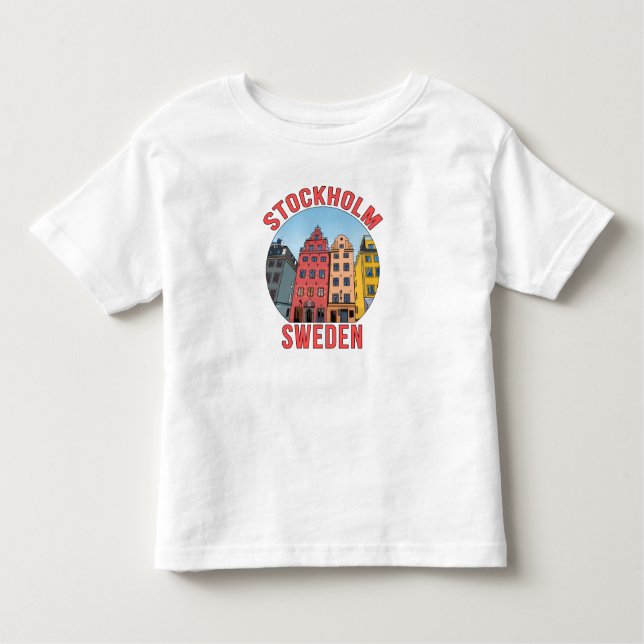 Stockholm Sweden Toddler T-Shirt (Front)
