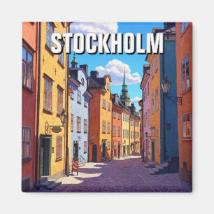 Stockholm Sweden Travel Magnet