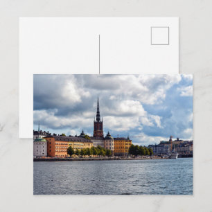 Stockholm Sweden view Postcard