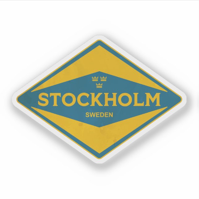 Stockholm Sweden Vintage (Front)