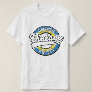 Stockholm Sweden vintage logo T-Shirt