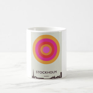 Stockholm,Sweden vintage travel poster. Coffee Mug