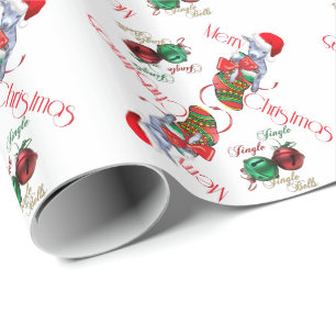 Stocking Baby Goat Christmas Wrapping Paper