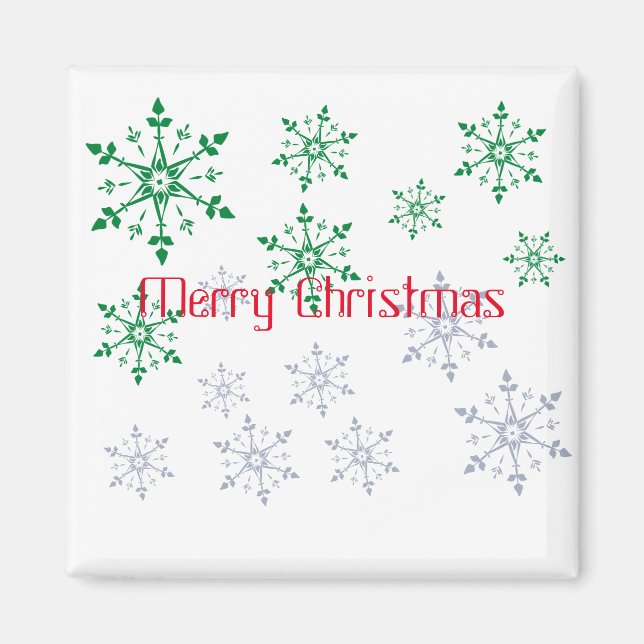 stocking filler christmas 2022 snow magnet (Front)