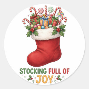 Stocking Full Of Joy Sticker