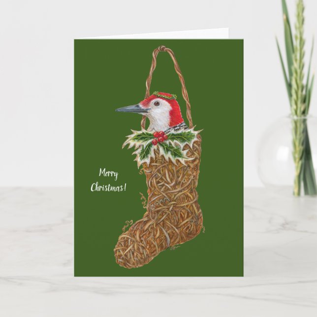 Stocking stuffer Christmas card (Front)