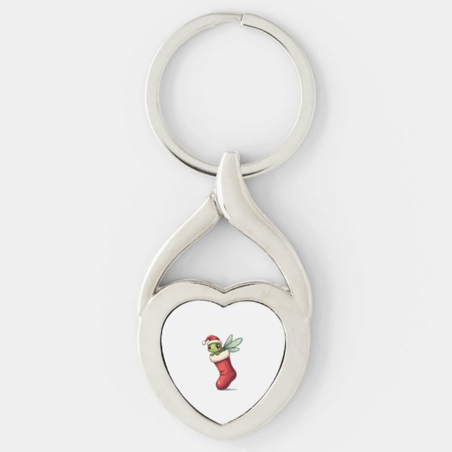 Stocking Stuffer Dragonfly Key Ring (Front)