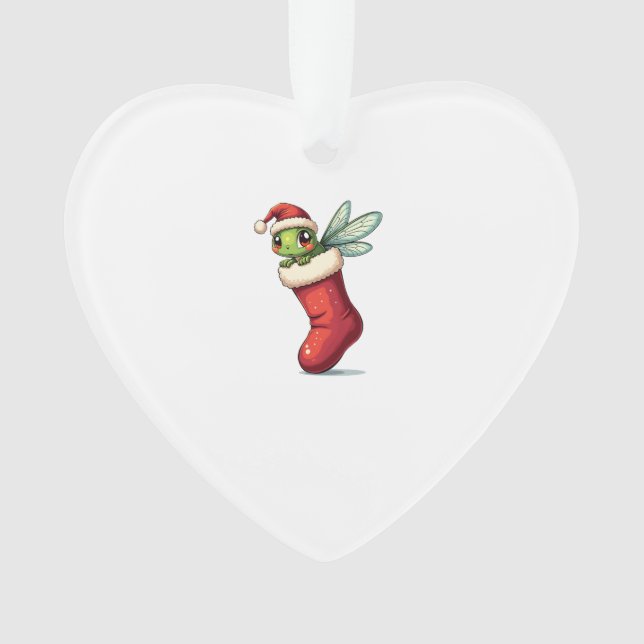Stocking Stuffer Dragonfly Ornament (Front)