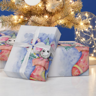 Stocking Stuffer Mouse Wrapping Paper