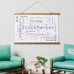 StockMarket Design  Hanging Tapestry