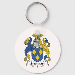 Stockport Family Crest Key Ring