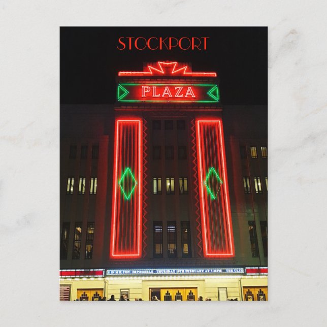 Stockport Plaza Postcard (Front)