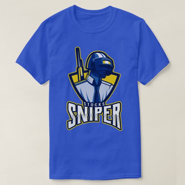 Stocks Sniper Daytrader Design T-Shirt (Design Front)