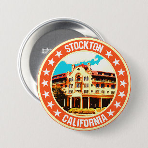 Stockton 7.5 cm round badge