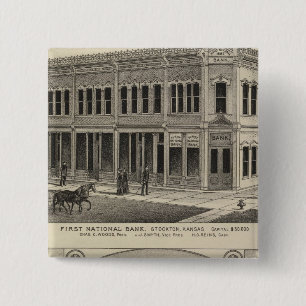 Stockton Beavers Farm, Kansas 15 Cm Square Badge