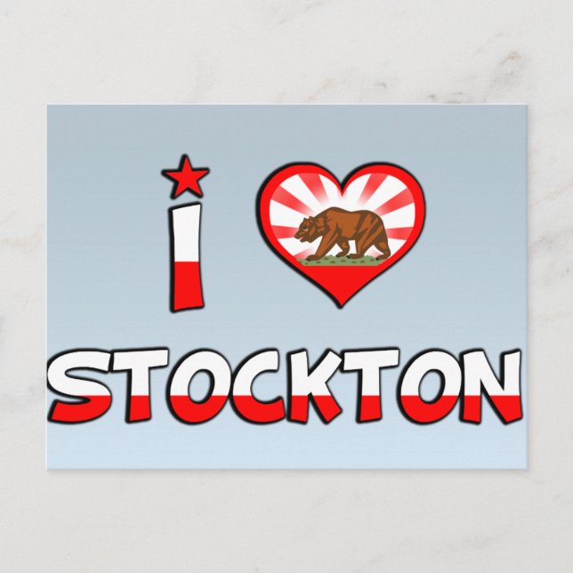 Stockton, CA Postcard (Front)