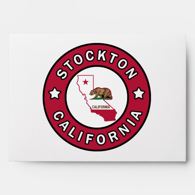Stockton California Envelopes (Front)