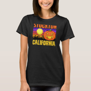 Stockton California Happy Halloween Party Local Ci T-Shirt