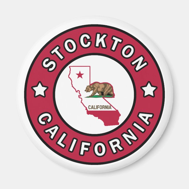 Stockton California Magnet (Front)