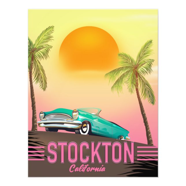 Stockton California USA Photo Print (Front)