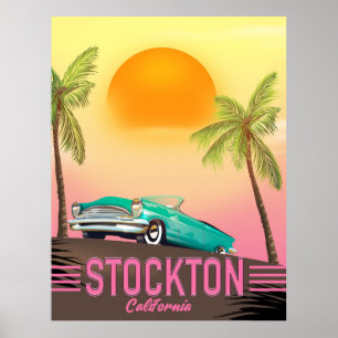 Stockton California USA Poster
