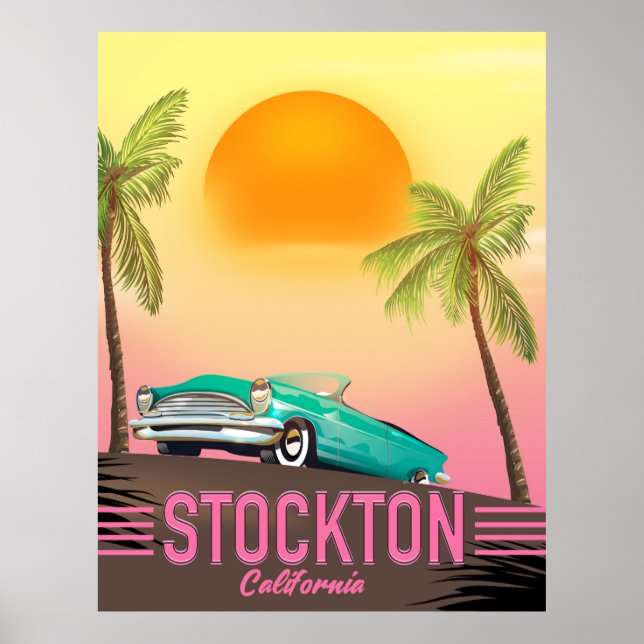 Stockton California USA Poster (Front)