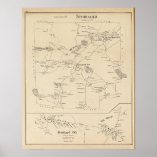 Stoddard, Cheshire Co Poster