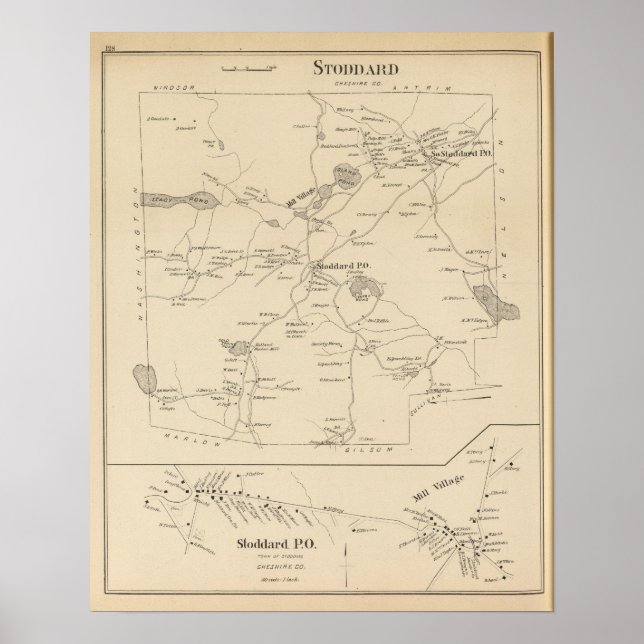 Stoddard, Cheshire Co Poster (Front)