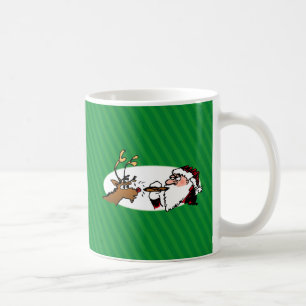 Stogie Santa Funny Cartoon Mug