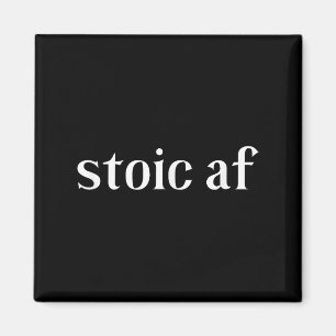 Stoic Af Roman Stoicism Gift, Ancient Zeno Cicero Magnet