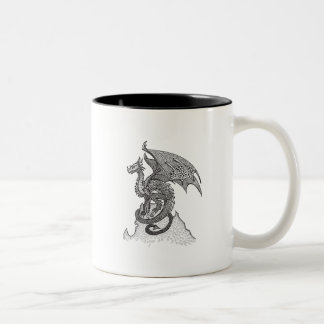 Stoic Dragon Two-Tone Coffee Mug