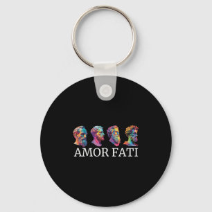 Stoic Icons Amor Fati Modern Stoicism Greek Philos Key Ring
