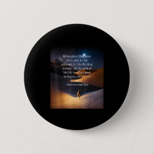Stoic Meditations Quote 6 Cm Round Badge