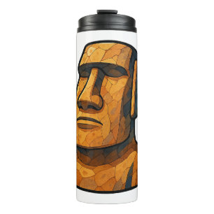 Stoic Moai Ancient Attitude Thermal Tumbler