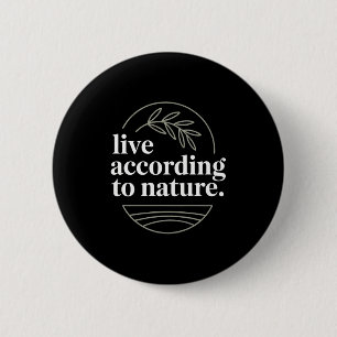 Stoic Philosoper Quote Motivational Stoicism Zeno 6 Cm Round Badge
