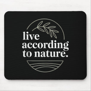 Stoic Philosoper Quote Motivational Stoicism Zeno  Mouse Pad