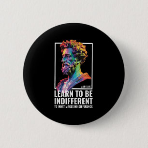 Stoic Philosopher Wisdom Marcus Aurelius Philosoph 6 Cm Round Badge