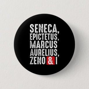 Stoic Philosophers Wisdom Quotes For Philosophy Ta 6 Cm Round Badge