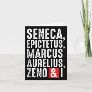 Stoic Philosophers Wisdom Quotes For Philosophy Ta Card