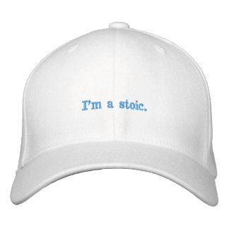 Stoic Philosophy Embroidered Hat