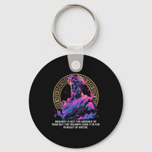 Stoic Philosophy Epic Old Inspirational Greek Stoi Key Ring