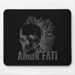 Stoic Philosophy Grey Hellenistic Stoicism Amor Fa Mouse Pad