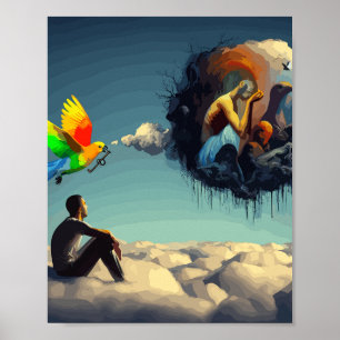 STOIC SENECA QUOTE POSTER