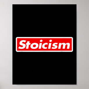 Stoic Shirt _ Stoicism Logo _ Philosophy Shirt Poster