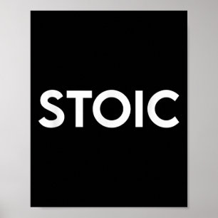 Stoic Shirt, Stoicism Philosophy Shirt For Men And Poster