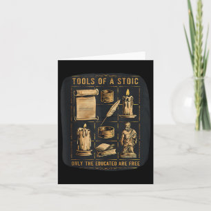 Stoic Stoicism Philosophy Quotes Virtue Wisdom Sel Card
