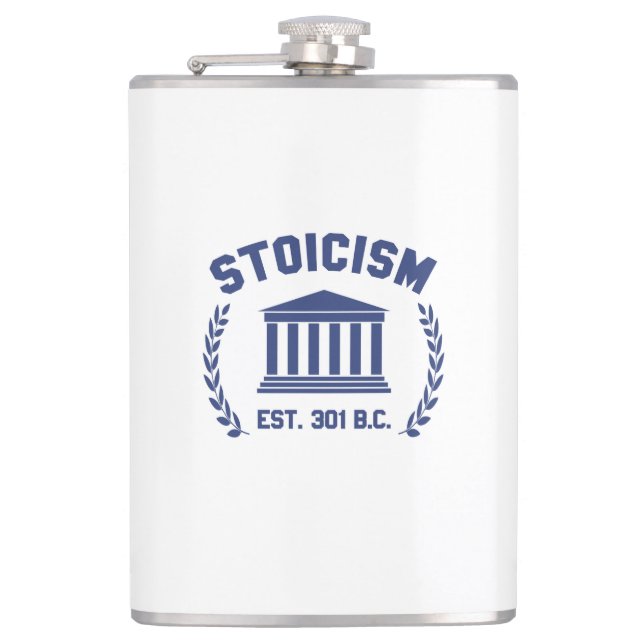 Stoicism Hip Flask (Front)